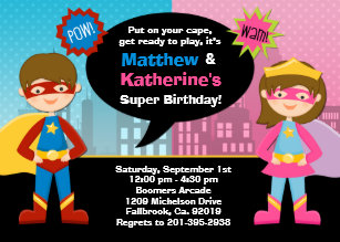 Super Girl Invitations Zazzle