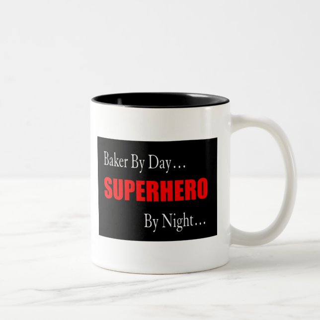 Superhero Baker Mug (Right)