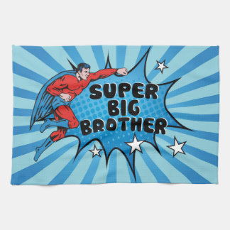 Superhero Becoming a Big Brother Towel
