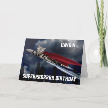 Superhero Birthday Card by Jagged_designs at Zazzle