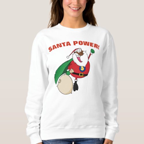 Superhero Black Santa Power Shirt