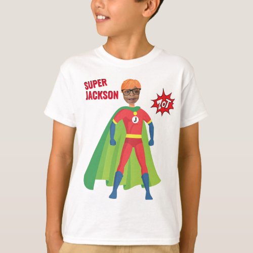 Superhero Boy Birthday Amazing Special Fun Gift  T_Shirt