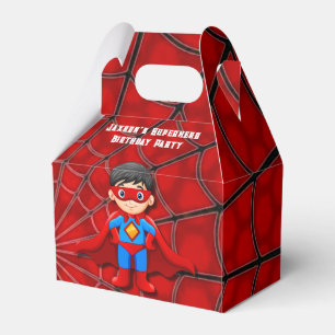 SuperHero Boy Birthday Party Favor Boxes