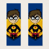 Superhero Boy Bookmark (Front & Back)