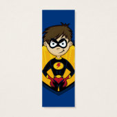 Superhero Boy Bookmark (Back)