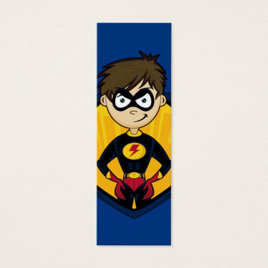 Superhero Boy Bookmark (Front)