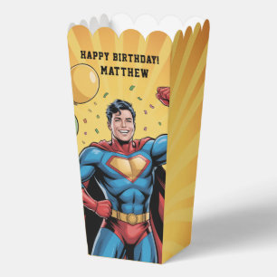 Superhero Boys Birthday Party Favor Boxes