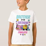 Superhero Brother of the Birthday Super Girl   T-Shirt<br><div class="desc">Celebrate baby's first birthday with this special t-shirt,  special and personalized design</div>