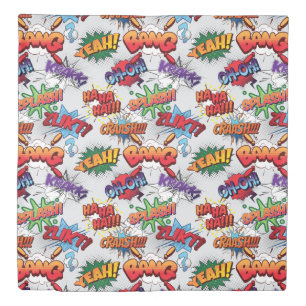 Superhero Bubble Pattern Duvet Cover
