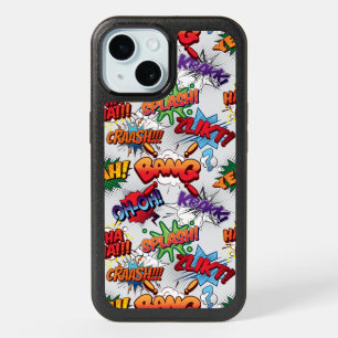 Superhero Bubble Pattern iPhone 15 Case