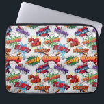 Superhero Bubble Pattern Laptop Sleeve<br><div class="desc">Superhero bubble patterns are a fun and whimsical way to add a touch of superhero flair to your home décor. They are often characterized by their bright colors,  bold designs,  and iconic superhero symbols. Check out this fun design.</div>