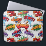 Superhero Bubble Pattern Laptop Sleeve<br><div class="desc">Superhero bubble patterns are a fun and whimsical way to add a touch of superhero flair to your home décor. They are often characterized by their bright colors,  bold designs,  and iconic superhero symbols. Check out this fun design.</div>