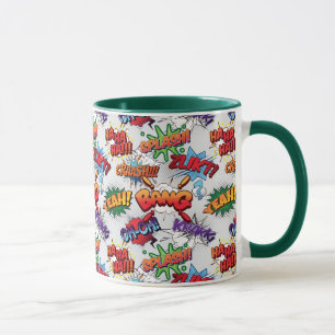 Superhero Bubble Pattern Mug