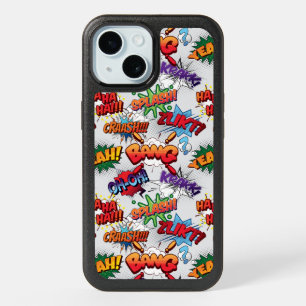Superhero Bubble Pattern iPhone 15 Case