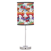 Superhero Bubble Pattern Table Lamp (Back)