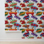 Superhero Bubble Pattern Wallpaper<br><div class="desc">Superhero bubble patterns are a fun and whimsical way to add a touch of superhero flair to your home décor. They are often characterized by their bright colors,  bold designs,  and iconic superhero symbols. Check out this fun design.</div>