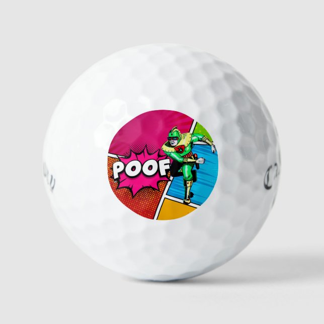 Superhero Callaway Supersoft Golf Balls (Front)
