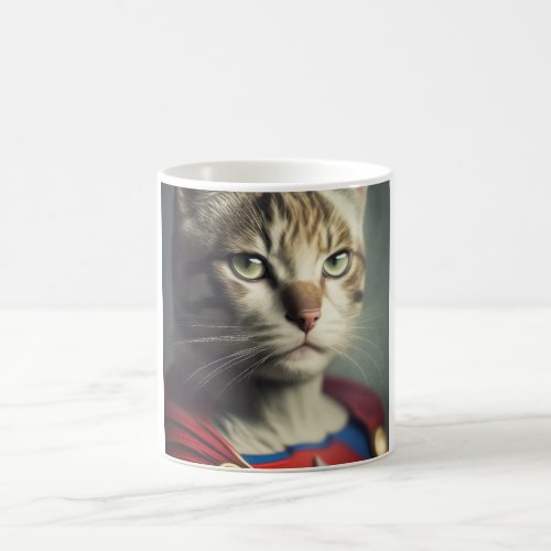 Superhero Cat Coffee Mug