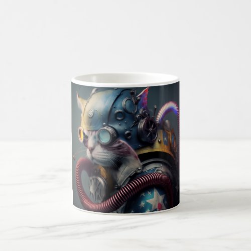 Superhero Cat Coffee Mug