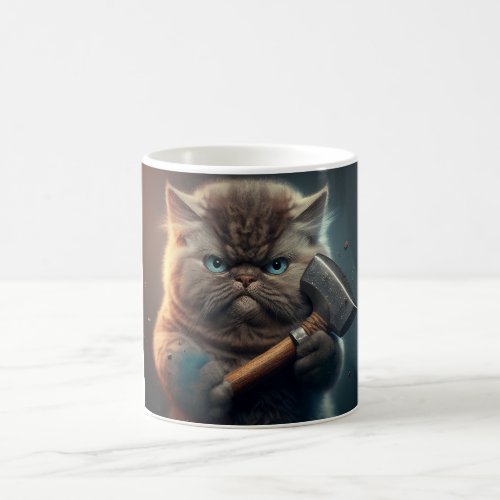 Superhero Cat Coffee Mug
