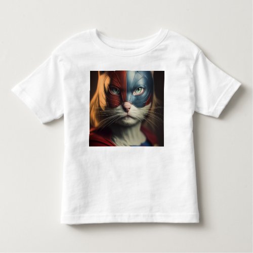 Superhero Cat Toddler T_shirt