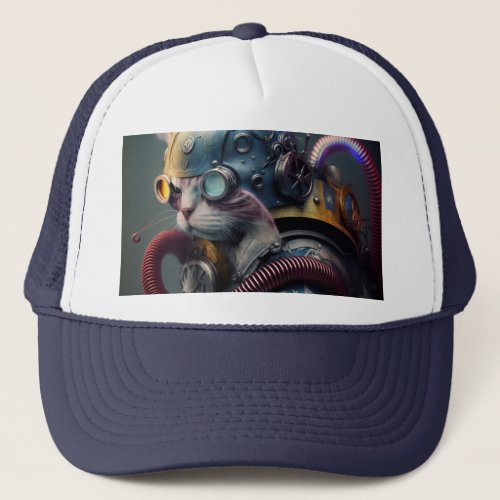 Superhero Cat Trucker Hat
