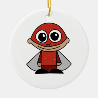 Superhero Ceramic Ornament
