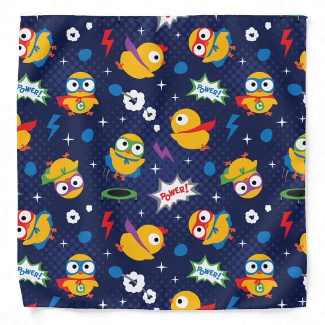 Superhero Chicken Bandana (Front)
