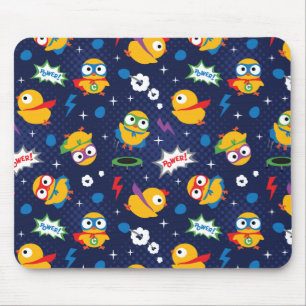 Superhero Chicken Mouse Pad
