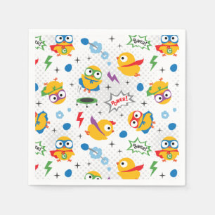 Superhero Chicken Napkins