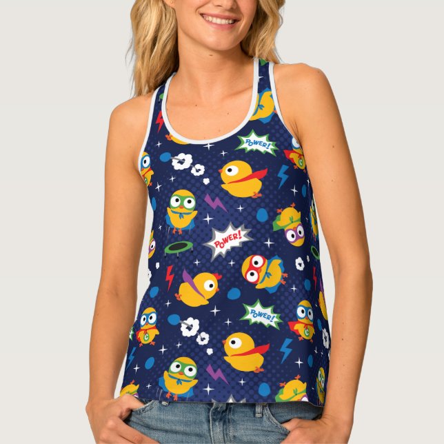 Superhero Chicken Tank Top (Front)