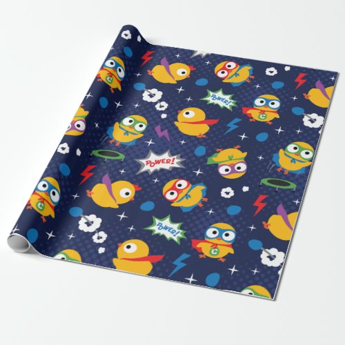 Superhero Chicken Wrapping Paper