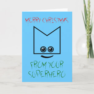 Superhero Christmas Card