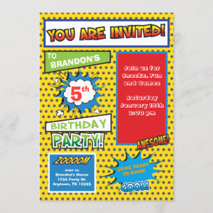 Manga Invitations Zazzle