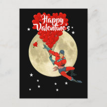 Superhero comic book kids Valentine's day