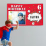 Superhero Comic Speech Bubble Boy Birthday Photo Banner