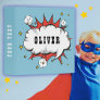 Superhero Comic Speech Bubble Boy Photo Album 3 Ring Binder