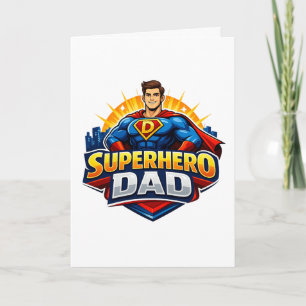Superhero Dad Card