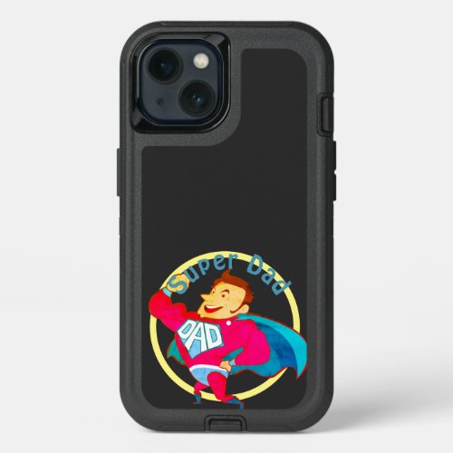 Superhero Dad Custom iPhone 13 Case