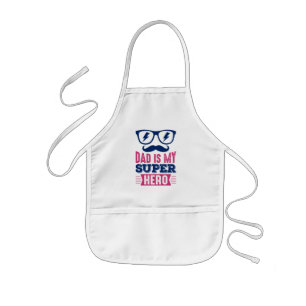 Superhero Dad – My Real Hero Kids' Apron