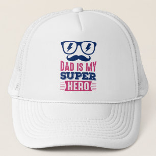 Superhero Dad – My Real Hero Trucker Hat