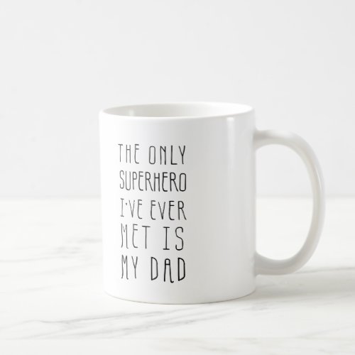 Superhero Dads Birthday Mug  Fathers Day Mug