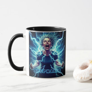 Superhero Electric Power With Quote Mug