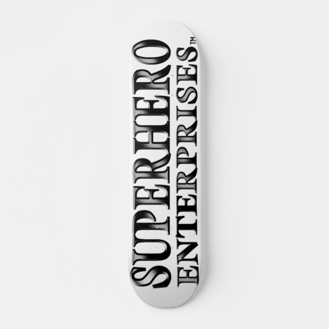 SUPERHERO ENTERPRISES Skate Skateboard Deck (Front)