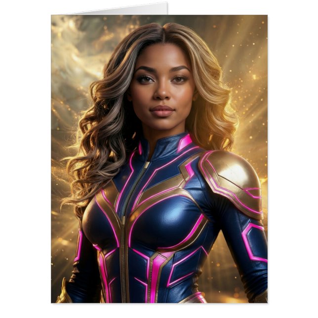 SUPERHERO - FANTASY SCI-FI CARD (Front)