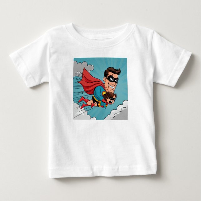 Superhero Father Toddler T-shirt (Front)