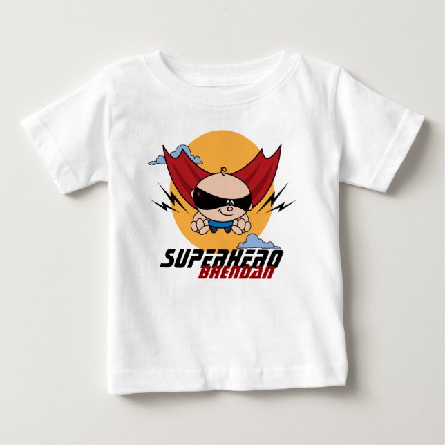 Superhero Flying Toddler Light T-Shirt (Front)
