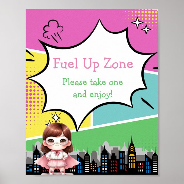 Superhero Fuel Up   Poster (Front)