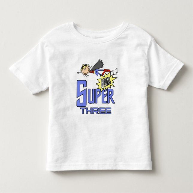 Superhero Girl 3rd Birthday Tshirts and Gifts (Front)