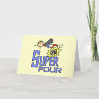 Superhero Girl 4th Birthday Tshirts and Gifts Card
